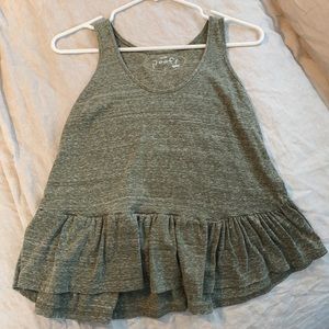 Proof tank top, size small. Heather green